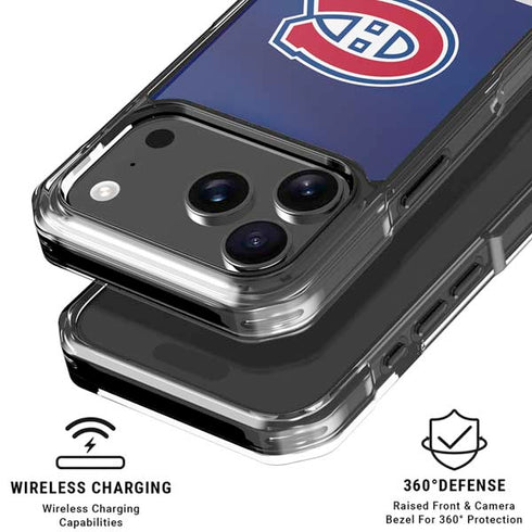 NHL Montreal Canadiens Jersey iPhone 18 Pro Clear Case