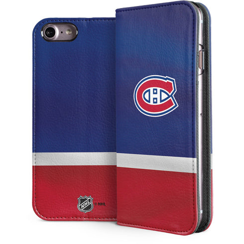 NHL Montreal Canadiens Jersey iPhone 7 Folio Case