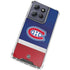 NHL Montreal Canadiens Jersey Moto G 5G (2025) Clear Case