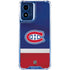NHL Montreal Canadiens Jersey Moto G 5G (2024) Clear Case