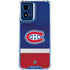 NHL Montreal Canadiens Jersey Moto G Play 4G (2024) Clear Case