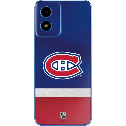 NHL Montreal Canadiens Jersey Moto G Play 4G (2024) Skin