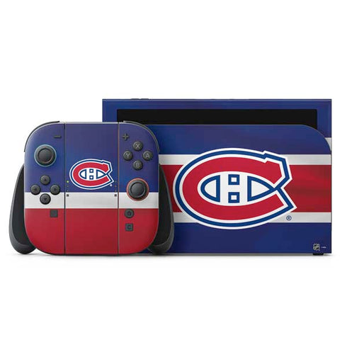 NHL Montreal Canadiens Jersey Nintendo Skins