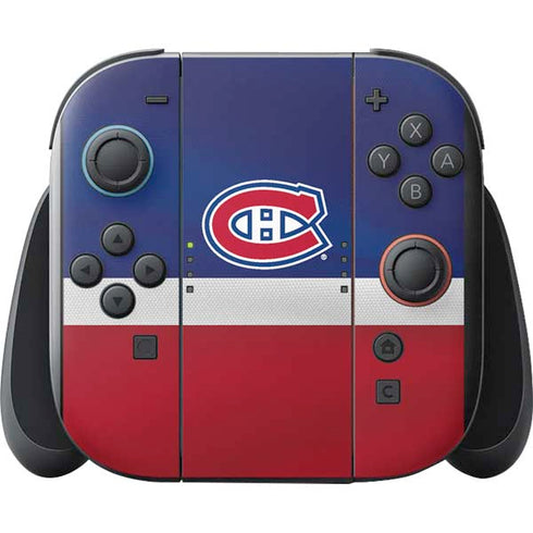 NHL Montreal Canadiens Jersey Nintendo Switch 2 (2025) with Joy-Con Skin