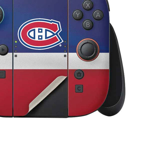 NHL Montreal Canadiens Jersey Nintendo Switch 2 (2025) Joy-Con Controller Skin