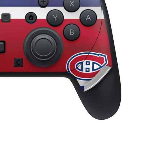 NHL Montreal Canadiens Jersey Nintendo Switch 2 (2025) Pro Controller Skin