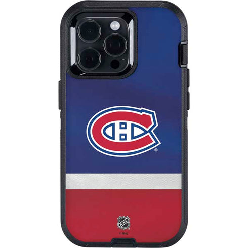 NHL Montreal Canadiens Jersey Otterbox Defender iPhone Skin