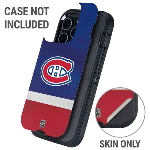 NHL Montreal Canadiens Jersey Otterbox Defender iPhone Skin