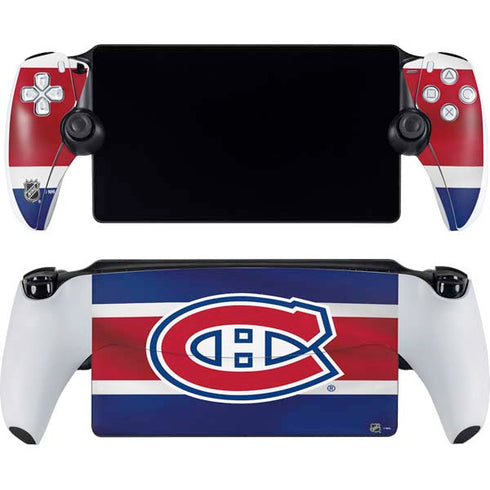 NHL Montreal Canadiens Jersey PlayStation Portal Remote Player Skin