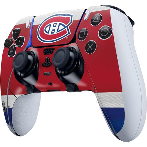 NHL Montreal Canadiens Jersey PS5 DualSense Edge Pro Controller Skin