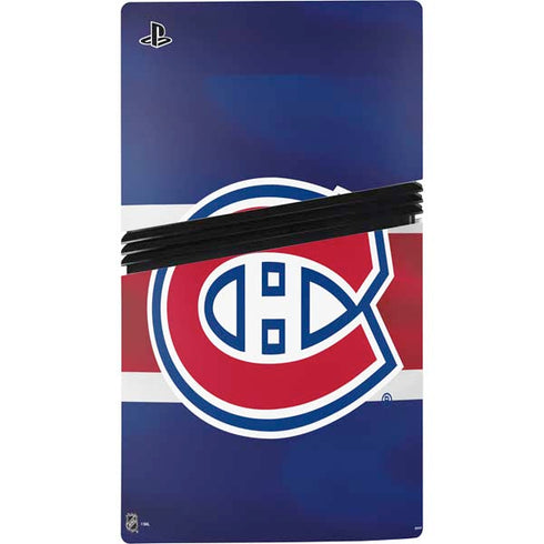NHL Montreal Canadiens Jersey PS5 Pro Console Skin