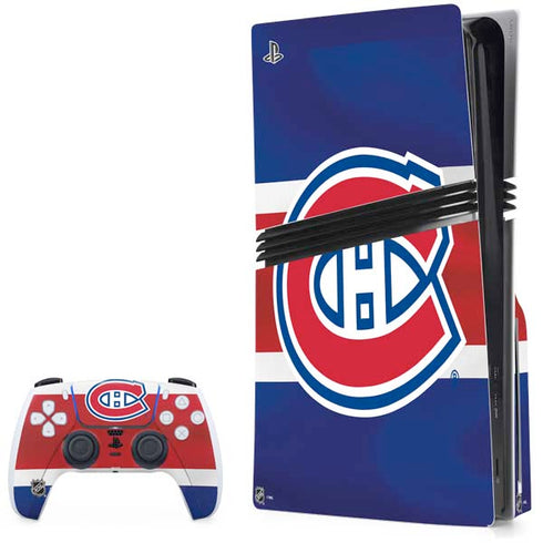 NHL Montreal Canadiens Jersey PS5 Pro Disk Bundle Skin