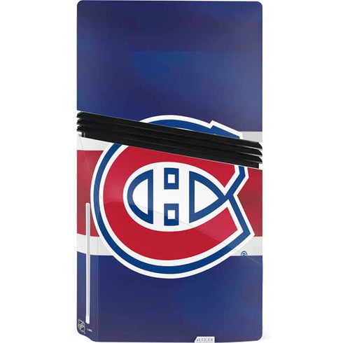 NHL Montreal Canadiens Jersey PS5 Pro Disk Console Skin