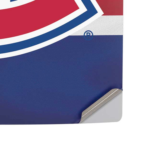 NHL Montreal Canadiens Jersey PS5 Pro Disk Console Skin