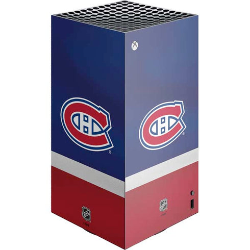 NHL Montreal Canadiens Jersey XBox Series X Digital Edition Console Skin