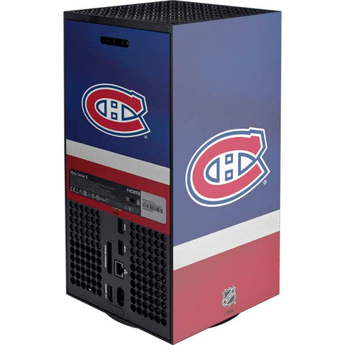 NHL Montreal Canadiens Jersey XBox Series X Digital Edition Console Skin