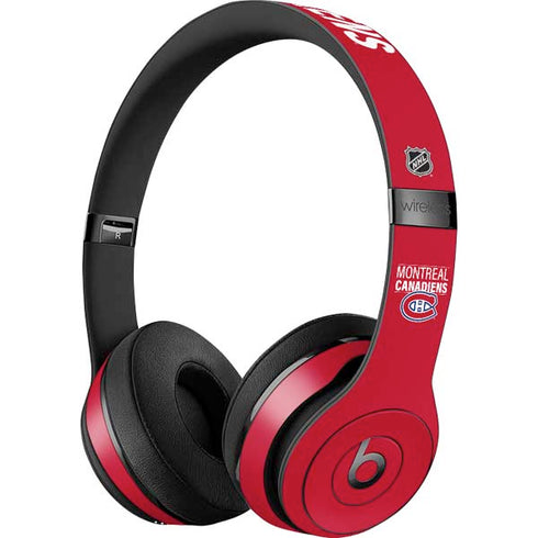 NHL Montreal Canadiens Lineup Beats Solo 3 Wireless Skin