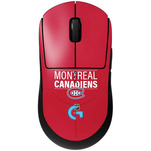 NHL Montreal Canadiens Lineup G Pro Wireless Gaming Mouse Skin