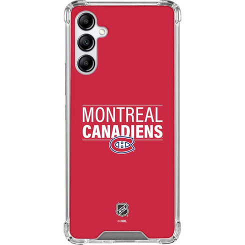 NHL Montreal Canadiens Lineup Gabb Phone 4 Clear Case