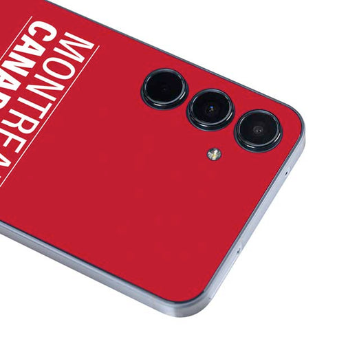 NHL Montreal Canadiens Lineup Galaxy A36 5G Skin