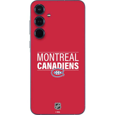 NHL Montreal Canadiens Lineup Galaxy A55 5G Skin