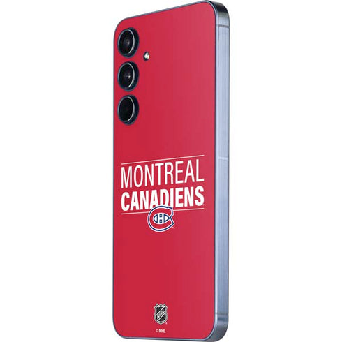 NHL Montreal Canadiens Lineup Galaxy A55 5G Skin