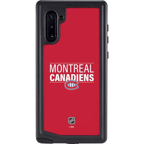 NHL Montreal Canadiens Lineup Galaxy Cases