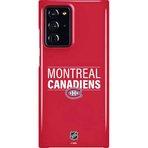 NHL Montreal Canadiens Lineup Galaxy Cases