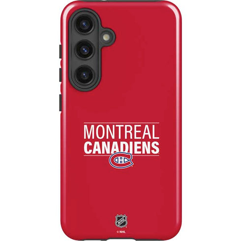 NHL Montreal Canadiens Lineup Galaxy S25 Impact Case
