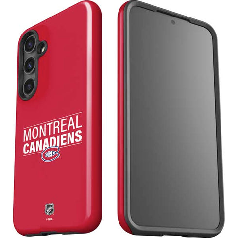 NHL Montreal Canadiens Lineup Galaxy S25 Impact Case