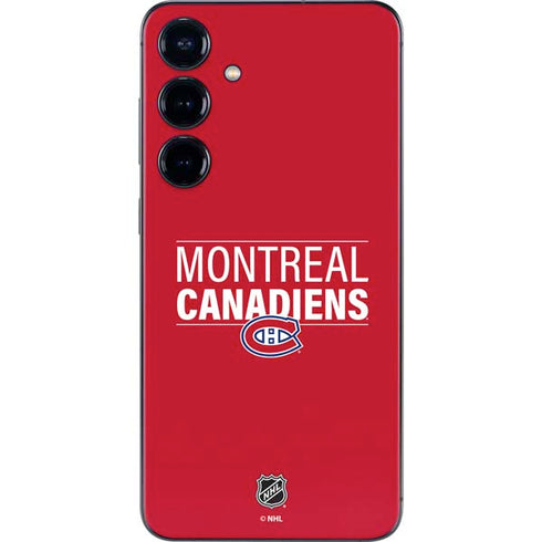NHL Montreal Canadiens Lineup Galaxy S24 Plus Skin