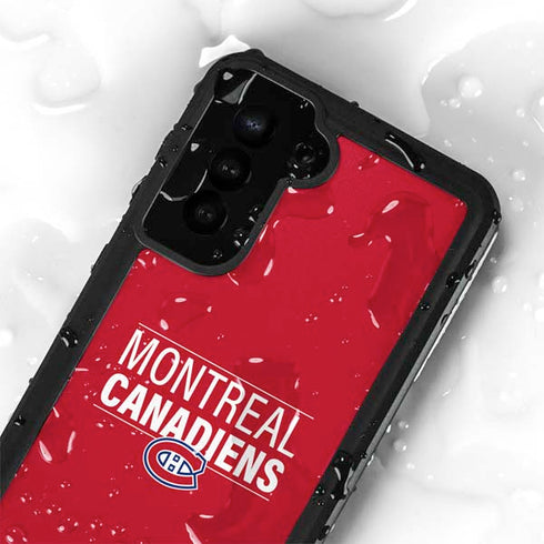 NHL Montreal Canadiens Lineup Galaxy S24 Plus Waterproof Case
