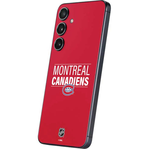 NHL Montreal Canadiens Lineup Galaxy S24 Skin
