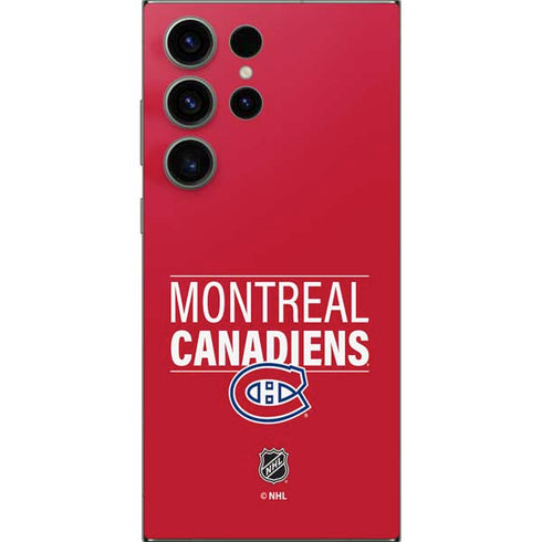NHL Montreal Canadiens Lineup Galaxy S24 Ultra Skin