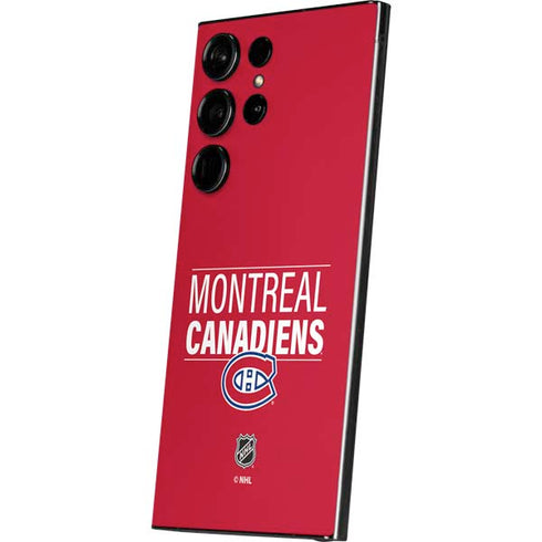NHL Montreal Canadiens Lineup Galaxy S25 Ultra Skin