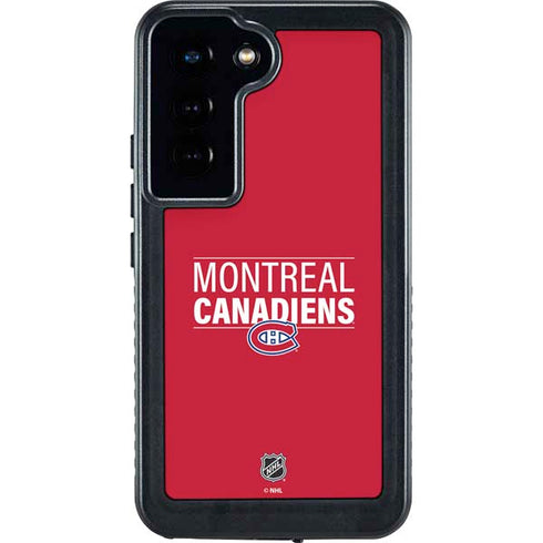 NHL Montreal Canadiens Lineup Galaxy S24 Waterproof Case