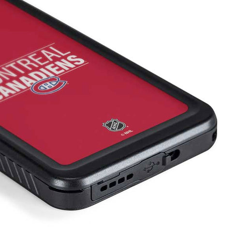 NHL Montreal Canadiens Lineup Galaxy S24 Waterproof Case