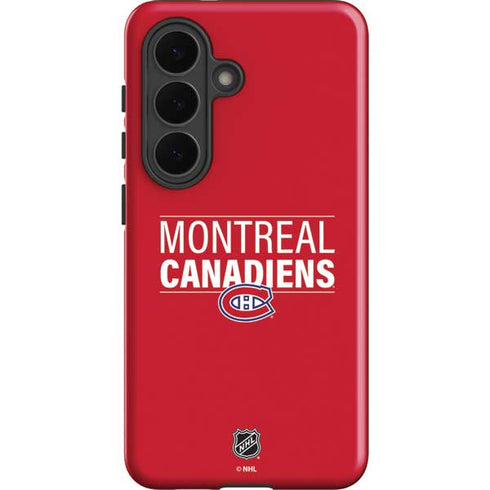 NHL Montreal Canadiens Lineup Galaxy S26 Impact Case