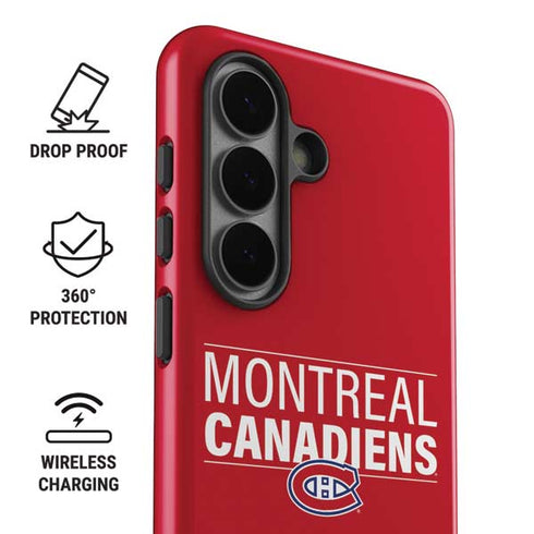 NHL Montreal Canadiens Lineup Galaxy S26 Plus Impact Case