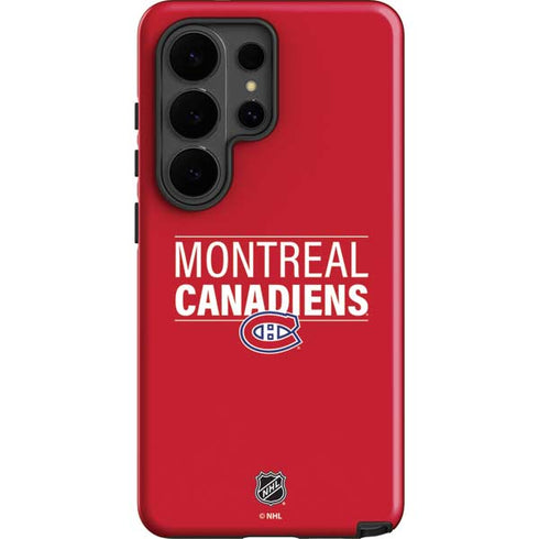 NHL Montreal Canadiens Lineup Galaxy S26 Ultra Impact Case