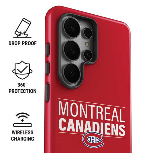 NHL Montreal Canadiens Lineup Galaxy S26 Ultra Impact Case