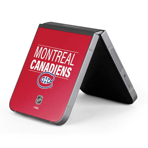 NHL Montreal Canadiens Lineup Galaxy Z Flip6 Skin
