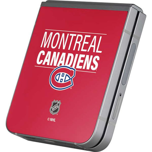 NHL Montreal Canadiens Lineup Galaxy Z Flip6 Skin