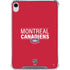NHL Montreal Canadiens Lineup iPad 11th Gen (2025) Clear Case