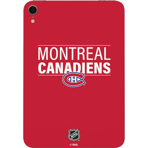 NHL Montreal Canadiens Lineup Apple iPad Mini Skin