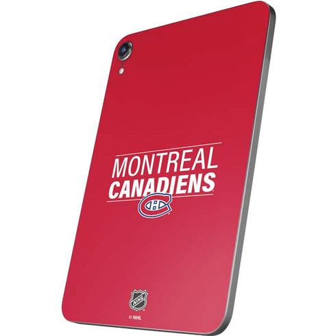 NHL Montreal Canadiens Lineup Apple iPad Mini Skin