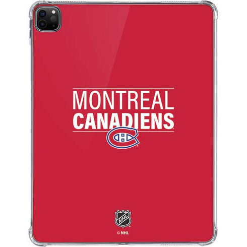NHL Montreal Canadiens Lineup iPad Pro 11in (2024) Clear Case