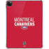 NHL Montreal Canadiens Lineup iPad Pro 11in (2024) Clear Case