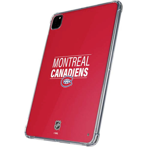NHL Montreal Canadiens Lineup iPad Pro 11in (2024) Clear Case
