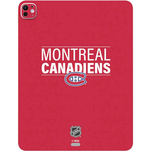 NHL Montreal Canadiens Lineup iPad Pro 13in M4 (2024) Skin